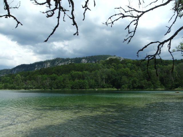 le lac de la Motte et le Pic de l'Aigle